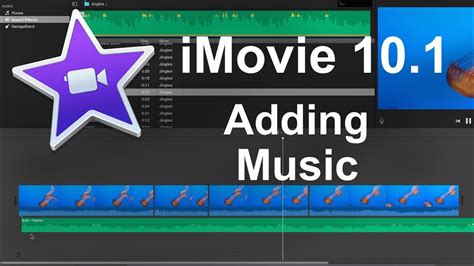 how do i add music to imovie